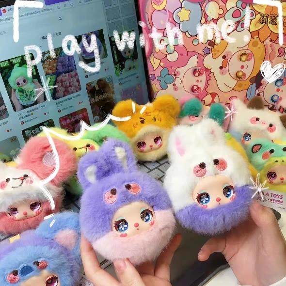 Lila's Garden Tea Party Mini Plush Blind Box – Soft Surprise Hanging Doll Gift for Collectors & Girls