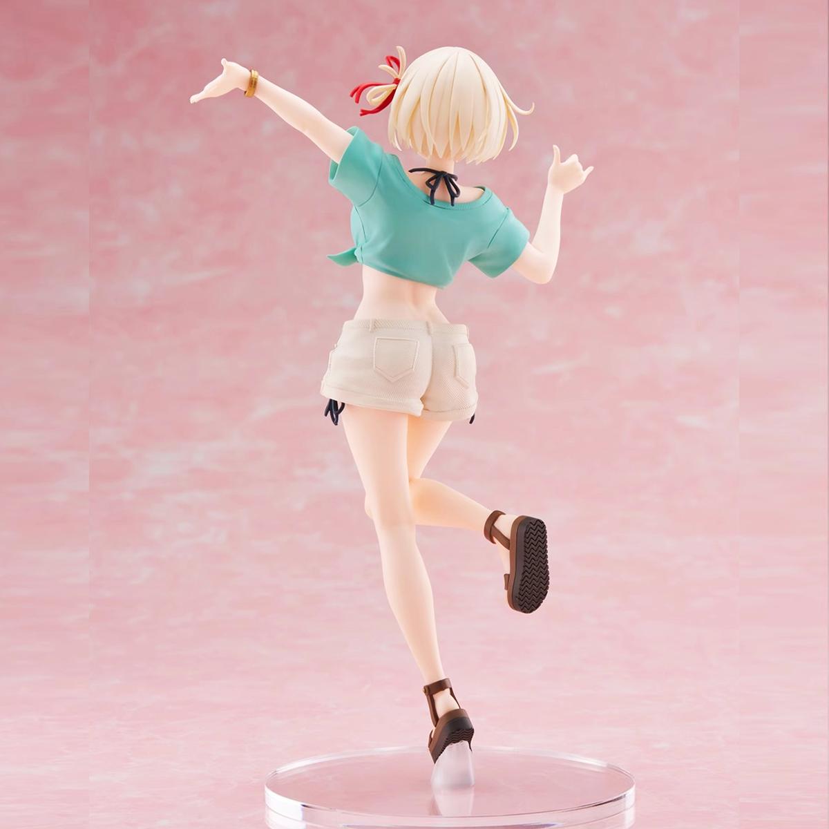 Lycoris Recoil Chisato Nishikigi Hawaiian Ver. Figure – Tropical Outfit Anime Statue Gift for Fans and Collectors
