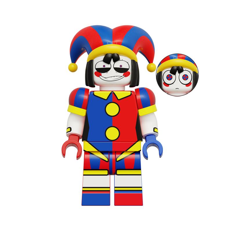 Digital Circus Inspired Brick Figures – Cute Pomni & Anon Mini Doll Building Figurines