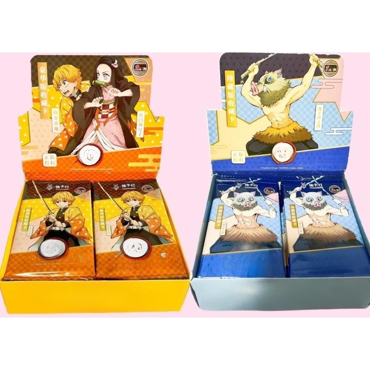 Demon Slayer SSP Collectible Card Packs Blind Box – Tanjiro Kamado Anime Trading Cards Full Set