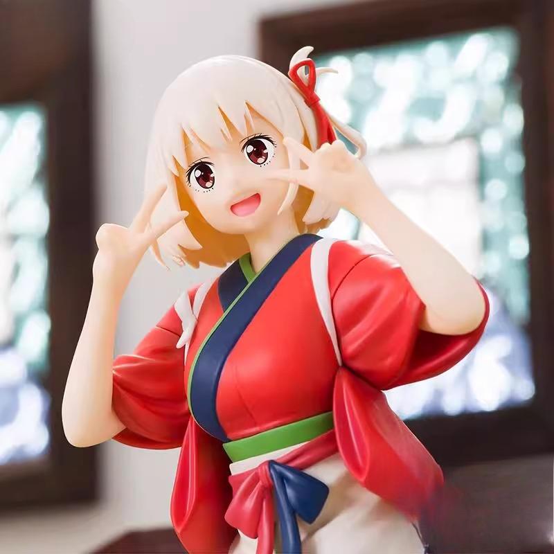 Lycoris Recoil Inoue Takina & Chisato Nisikigi Instant Noodle Stopper Figures – Anime Prize Display Gift for Fans
