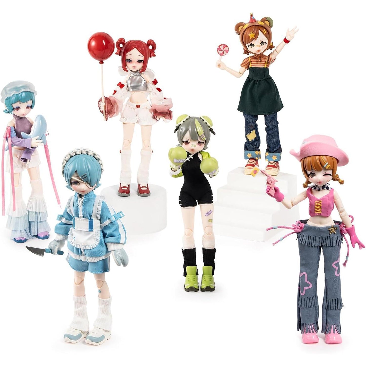 Eve-Lynna Dream Paradise Series Single Box (Contains 1 Figure), 1/12 MJD Blind Box Cute Figures Collectibles Birthday Gift