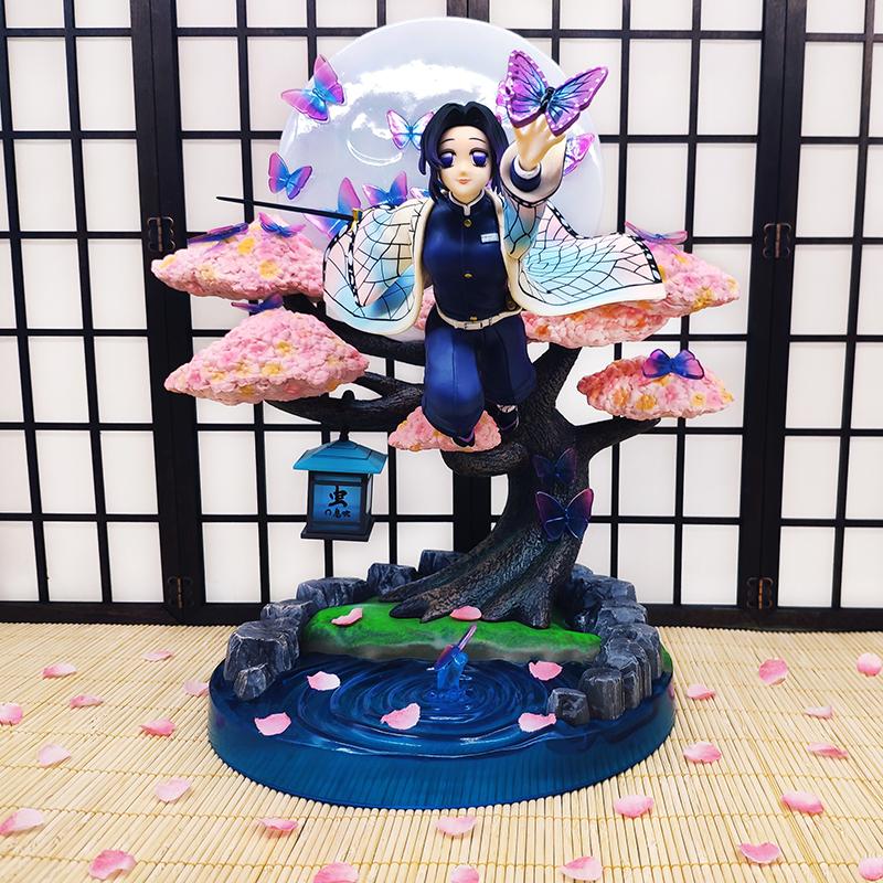 Demon Slayer Cube Shinobu Kocho Figure – Insect Hashira Giant Anime Statue, Demon Slayer Team Display