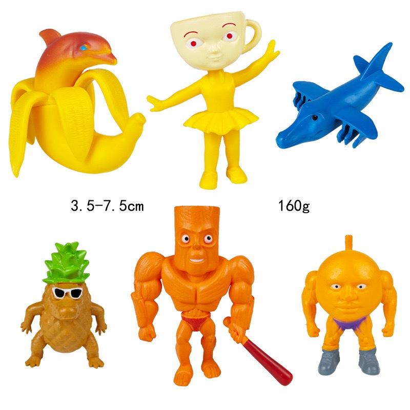 Mythical Beast Collectible Set – Tung Tung Tung Tung Sahur Set, Shark Spirit, Wooden Stick Man & Creature Figures Inspired by Eastern Folklore