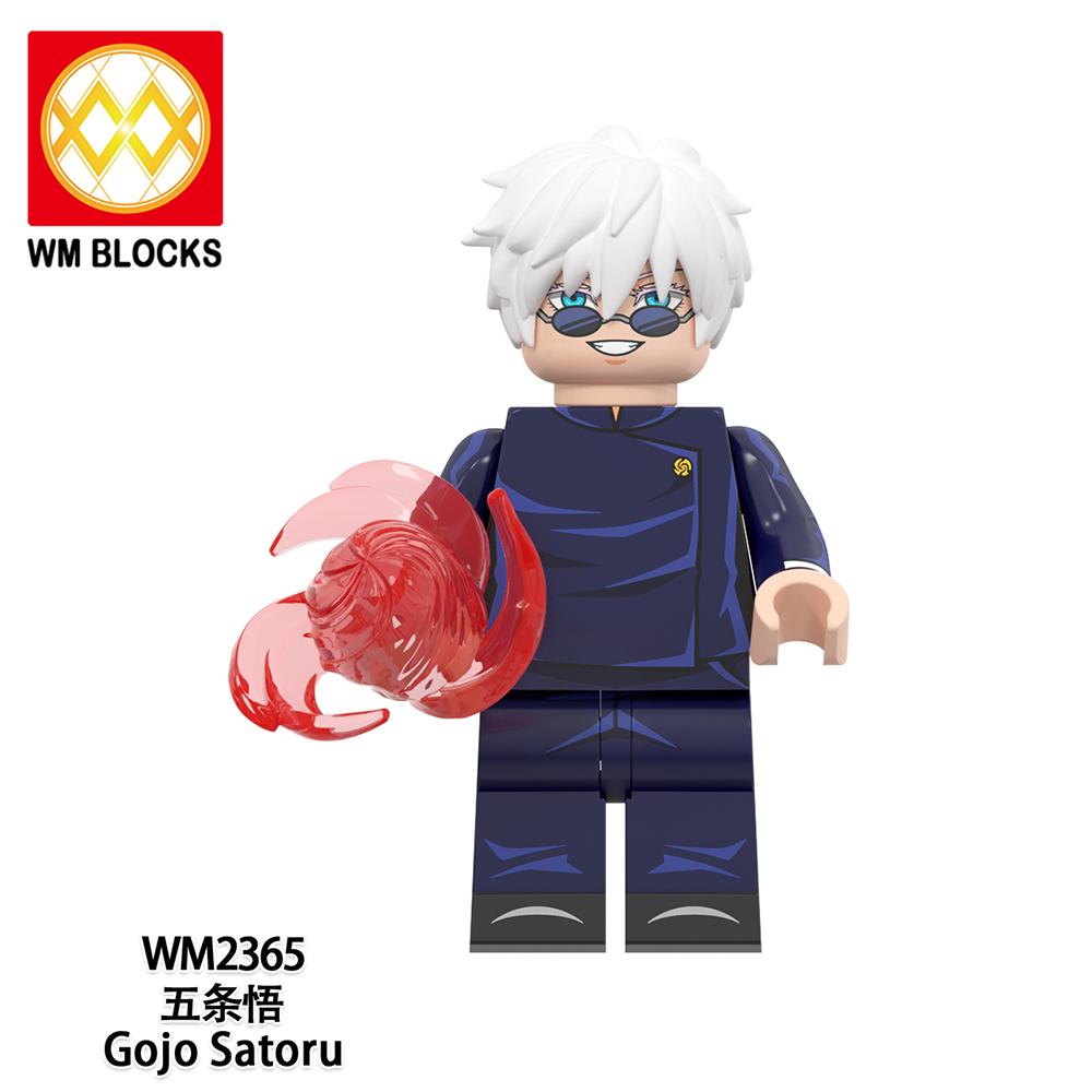 Jujutsu Kaisen Mini Figure Brick Set – All Character Assembly Toy, Anime Building Block Collectible Gift for Fans