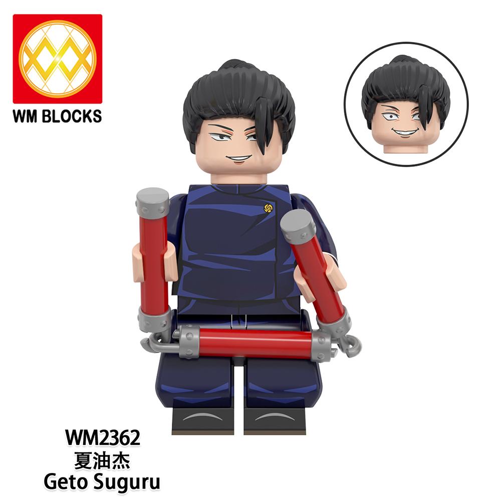 Jujutsu Kaisen Mini Figure Brick Set – All Character Assembly Toy, Anime Building Block Collectible Gift for Fans