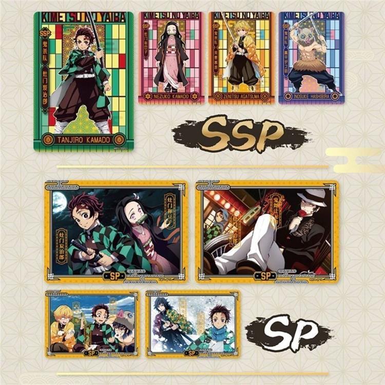 Demon Slayer SSP Collectible Card Packs Blind Box – Tanjiro Kamado Anime Trading Cards Full Set
