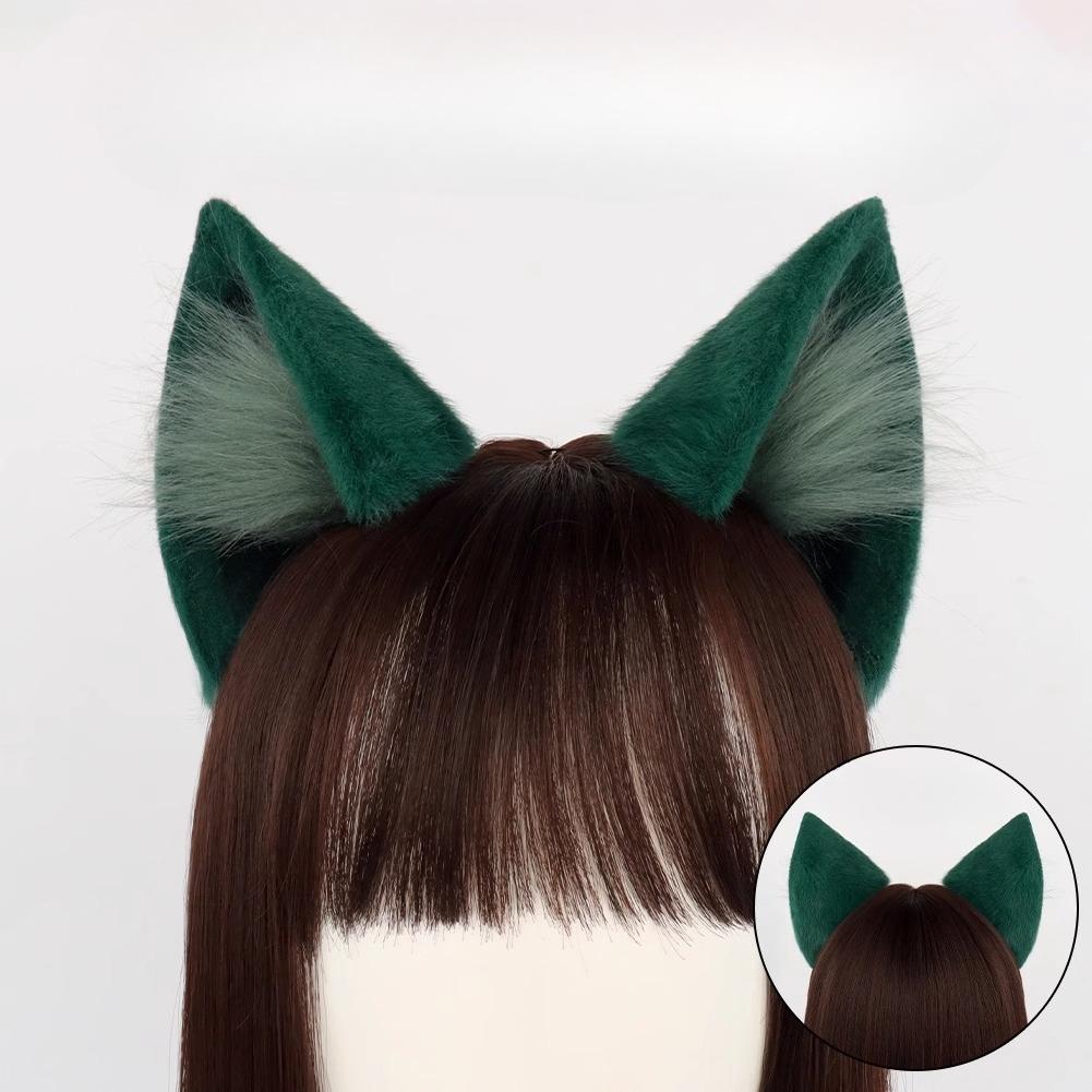 The Apothecary Diaries Inspired Cat Ear Headband – Cute Lolita Cosplay Hair Accessory for Anime Conventions & Maid Outfits