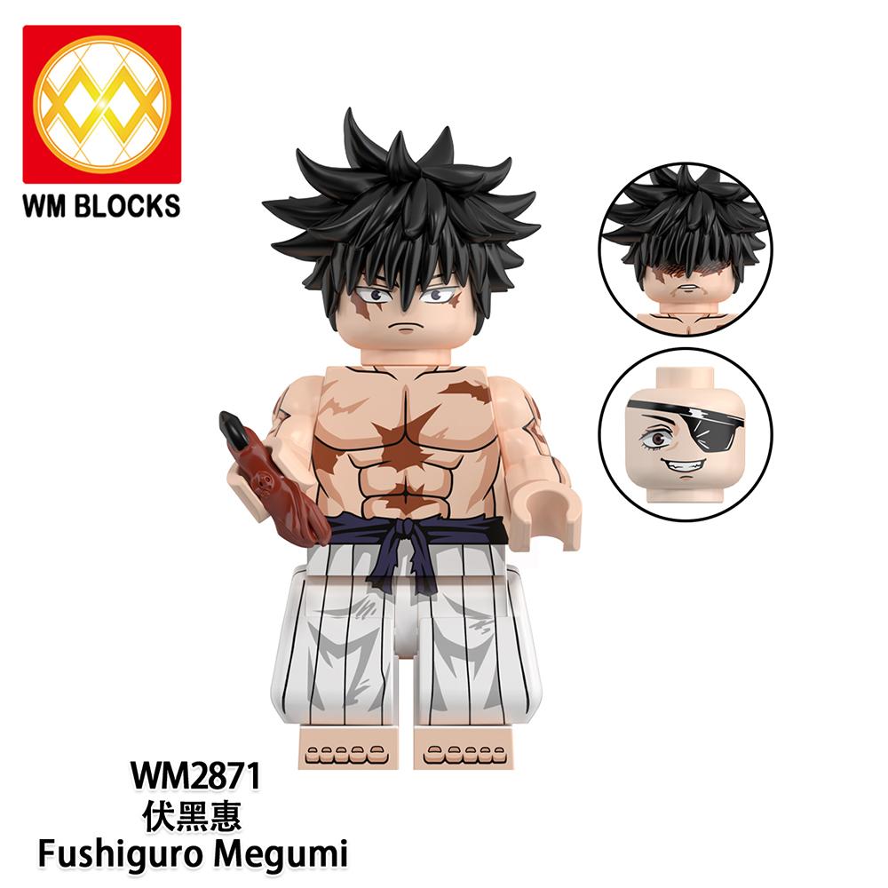Jujutsu Kaisen Mini Figure Brick Set – All Character Assembly Toy, Anime Building Block Collectible Gift for Fans