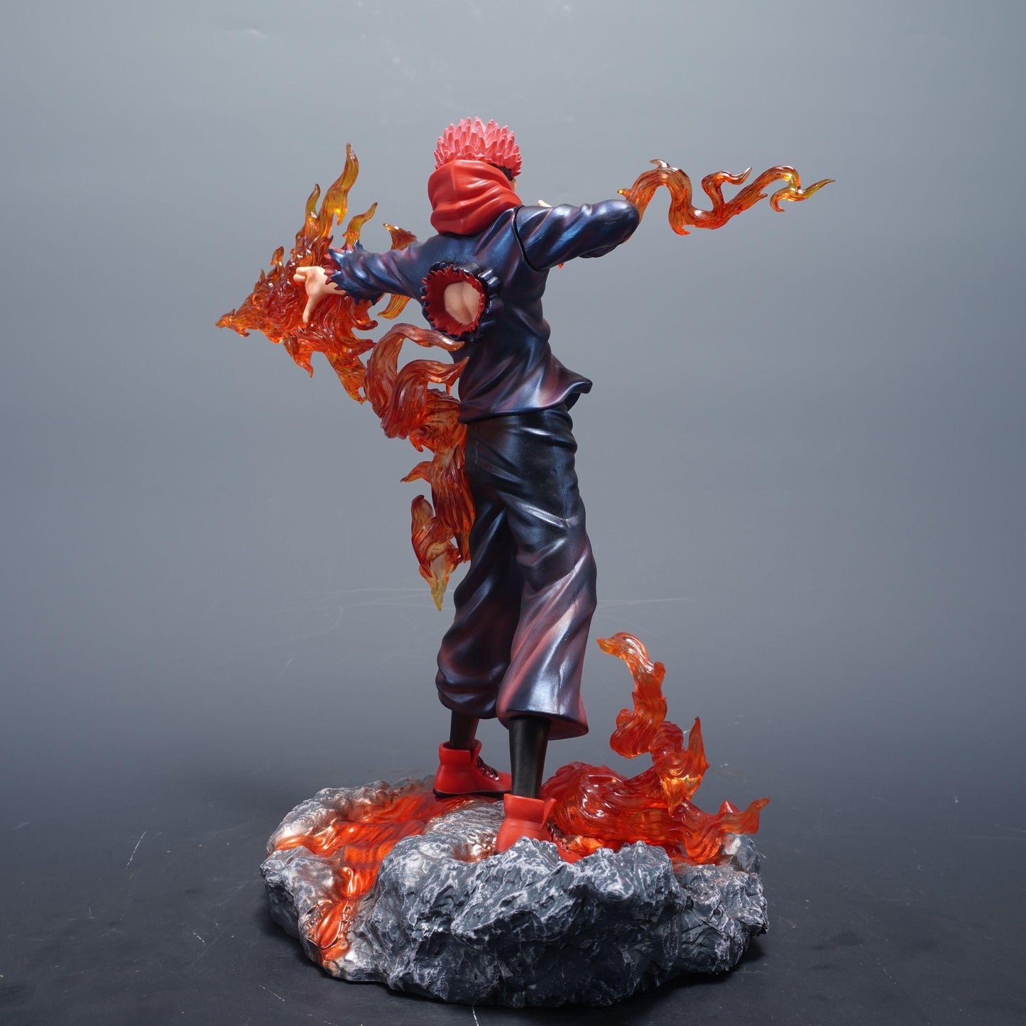 Jujutsu Kaisen King of Curses 30CM Figure – Ryomen Sukuna Anime Statue, Cursed Spirit Collectible Model Gift for JJK Fans