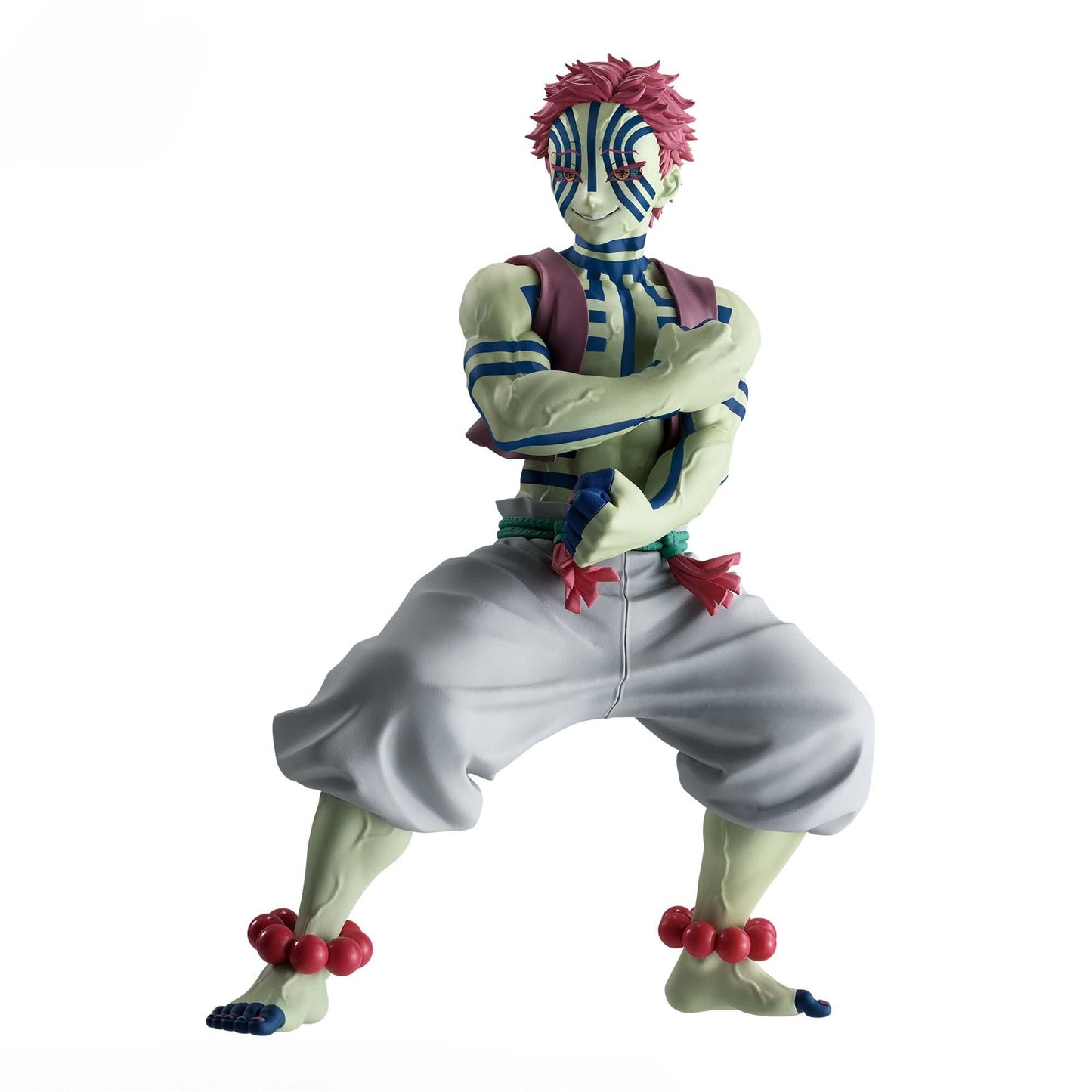 Demon Slayer Blade Fighter Akaza Infinite Castle Battle Figure – 22cm Anime Action Model, Collectible Display Statue