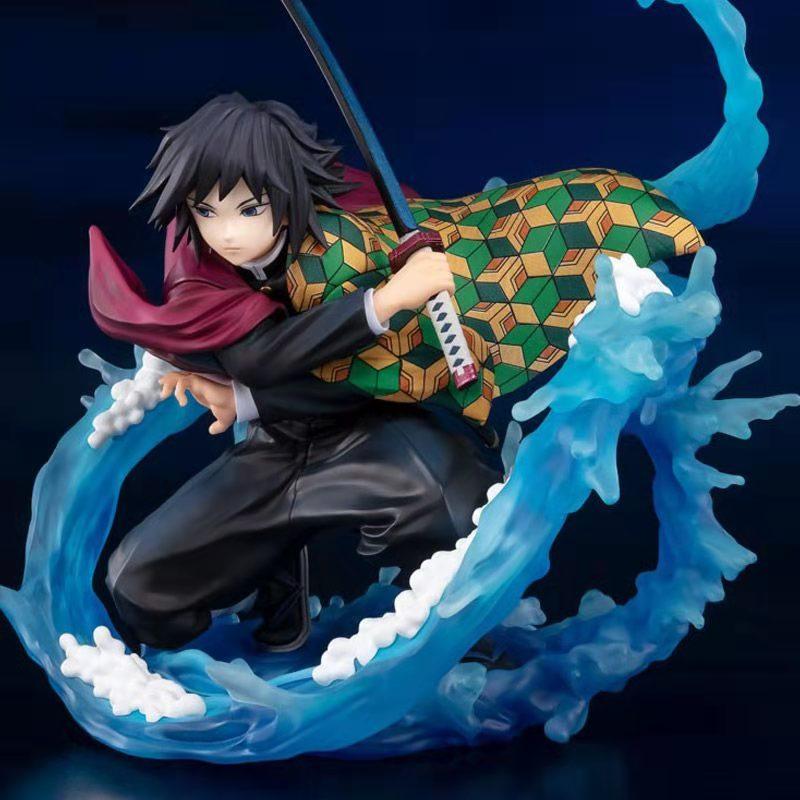 Demon Slayer Water Hashira Figure – Giyu Tomioka Anime Model, Collectible Display Statue