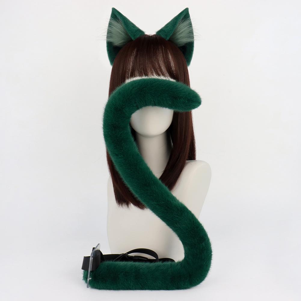 The Apothecary Diaries Inspired Cat Ear Headband – Cute Lolita Cosplay Hair Accessory for Anime Conventions & Maid Outfits