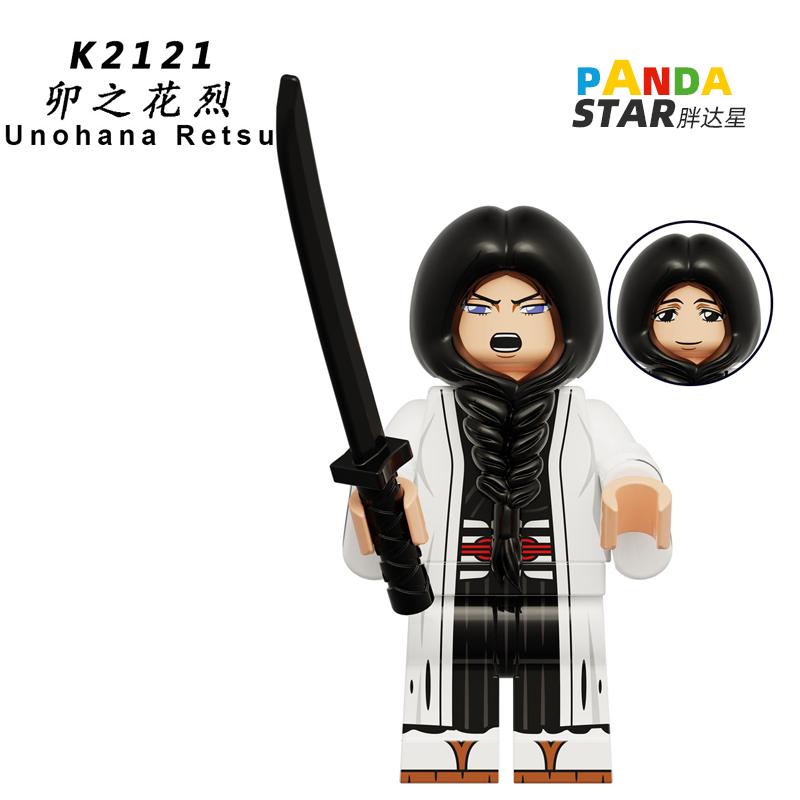 Ichigo Kurosaki Bleach Soul Reaper Inspired Brick Figure – Orange-Haired Swordsman Mini Toy Compatible with Major Blocks