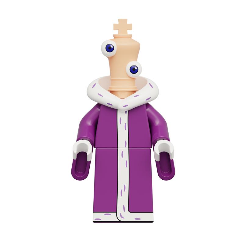 Digital Circus Inspired Brick Figures – Cute Pomni & Anon Mini Doll Building Figurines