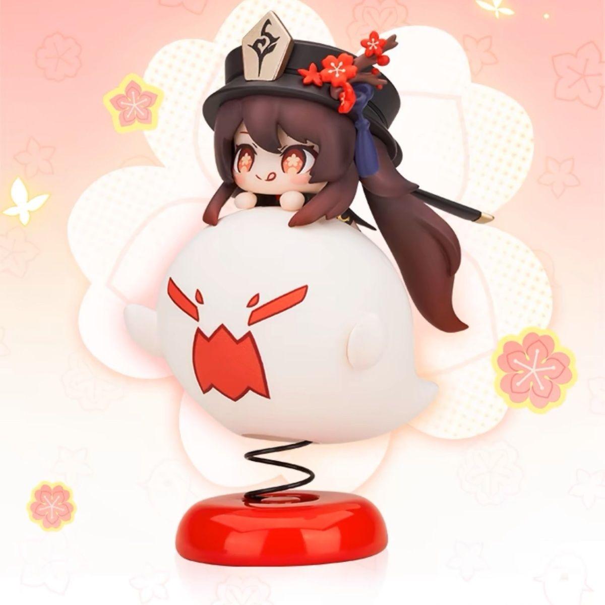 Genshin Impact Q Version Furina Figure – Water Archon Bobblehead Toy, Cute Anime Collectible