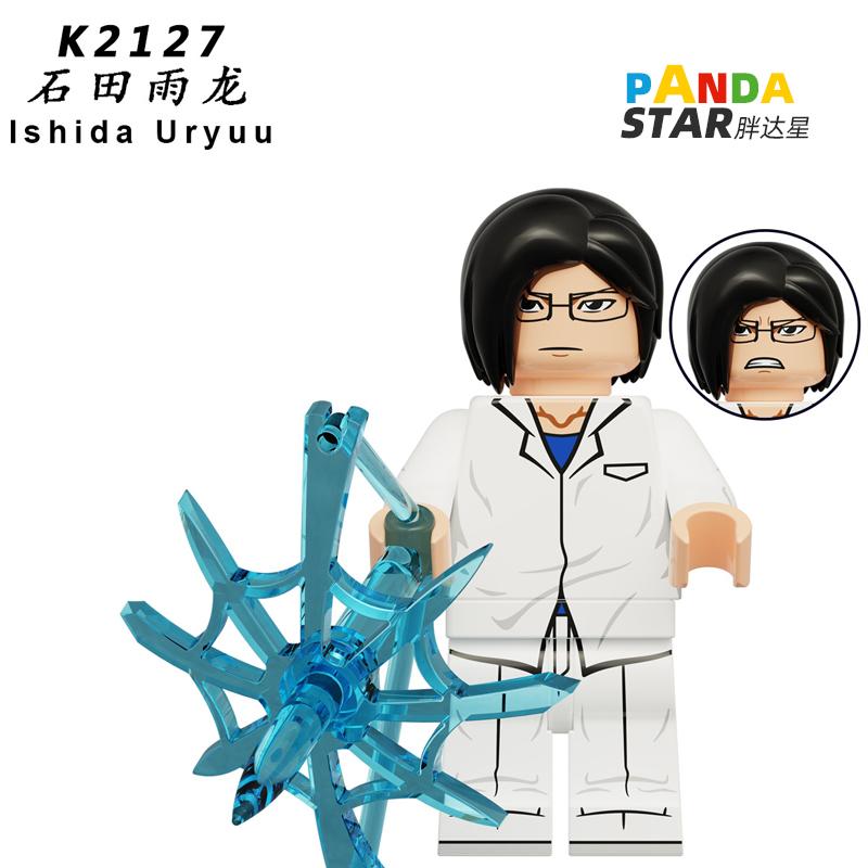 Ichigo Kurosaki Bleach Soul Reaper Inspired Brick Figure – Orange-Haired Swordsman Mini Toy Compatible with Major Blocks