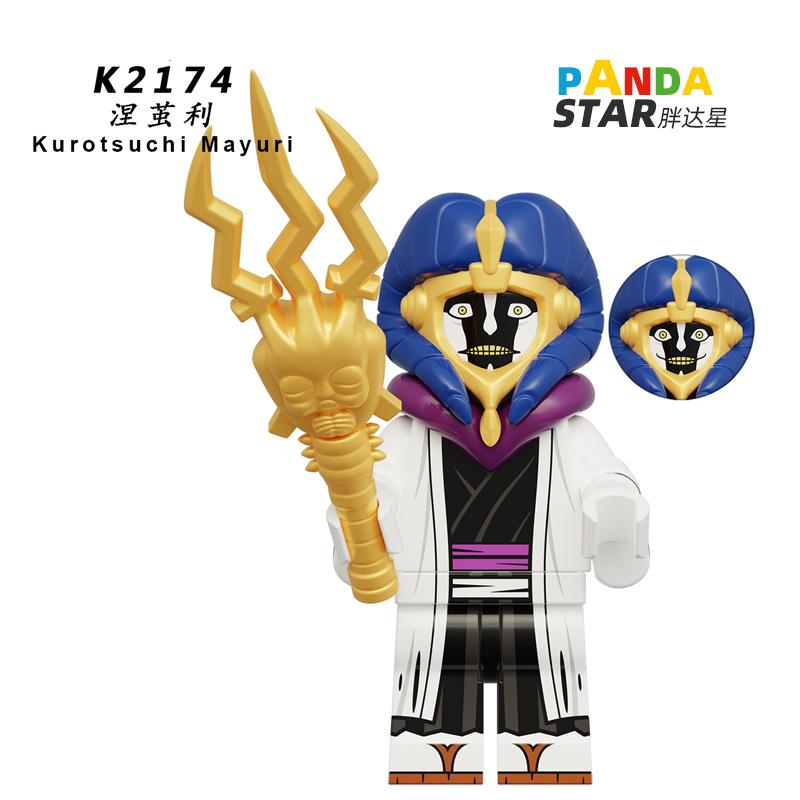 Ichigo Kurosaki Bleach Soul Reaper Inspired Brick Figure – Orange-Haired Swordsman Mini Toy Compatible with Major Blocks