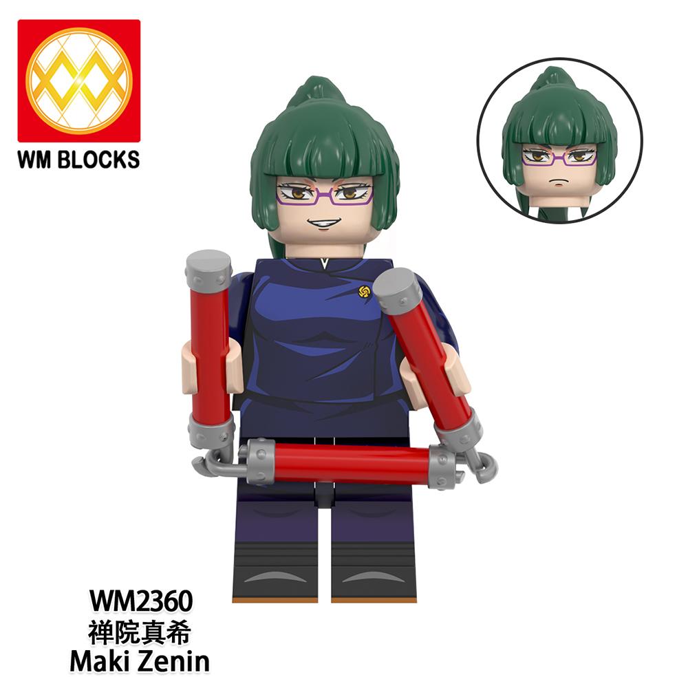Jujutsu Kaisen Mini Figure Brick Set – All Character Assembly Toy, Anime Building Block Collectible Gift for Fans