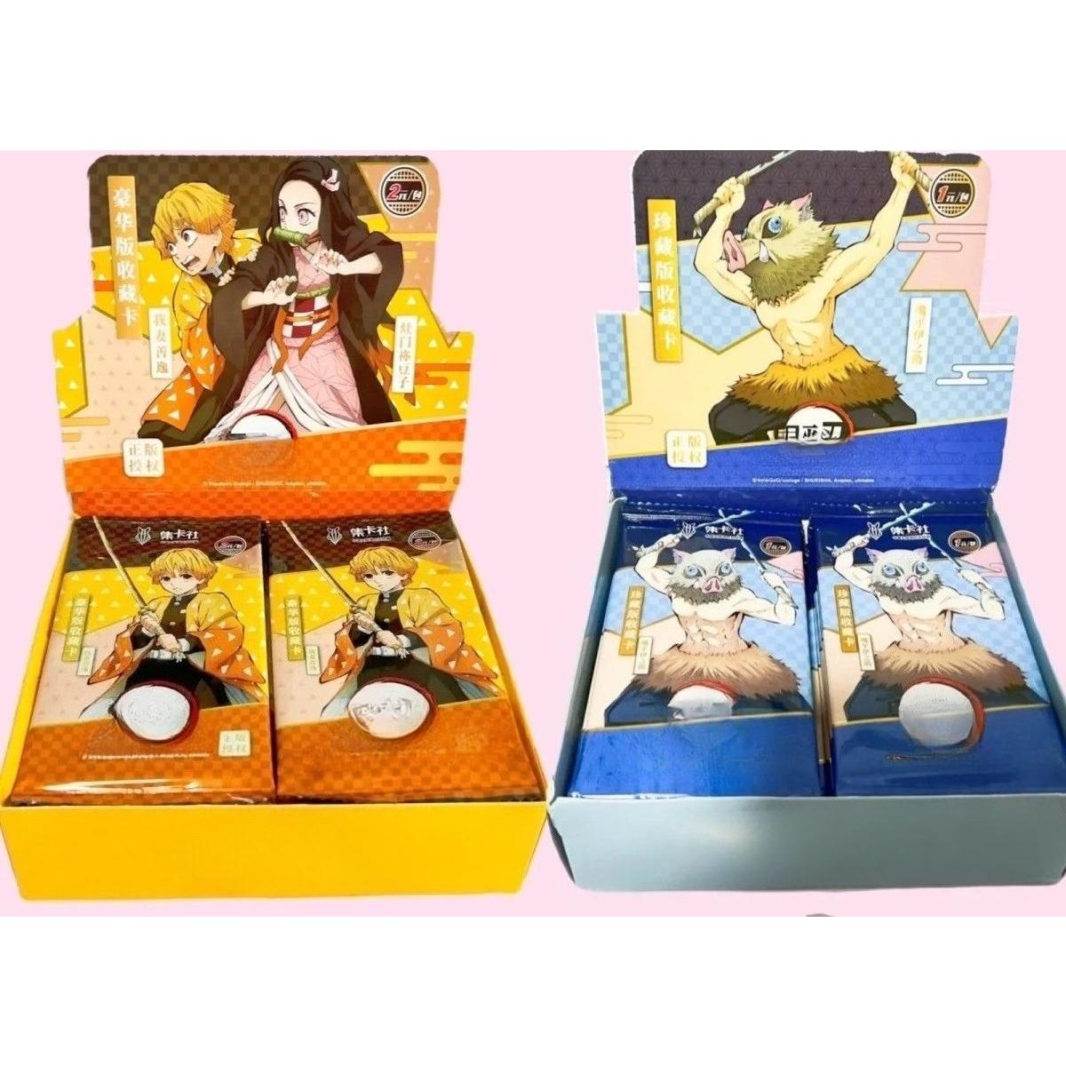 Demon Slayer SSP Collectible Card Packs Blind Box – Tanjiro Kamado Anime Trading Cards Full Set