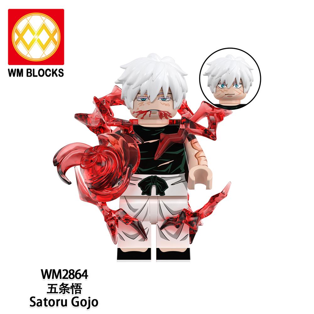 Jujutsu Kaisen Mini Figure Brick Set – All Character Assembly Toy, Anime Building Block Collectible Gift for Fans