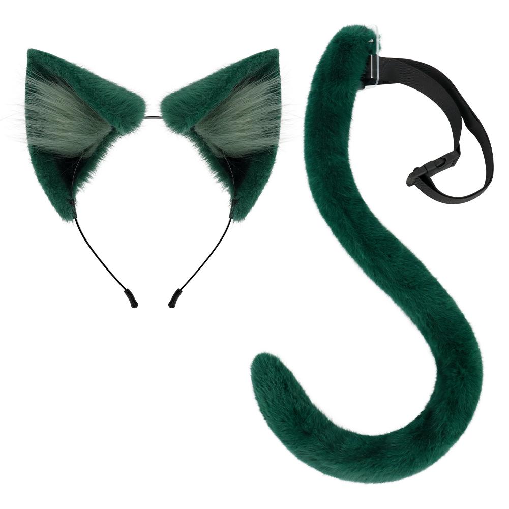 The Apothecary Diaries Inspired Cat Ear Headband – Cute Lolita Cosplay Hair Accessory for Anime Conventions & Maid Outfits