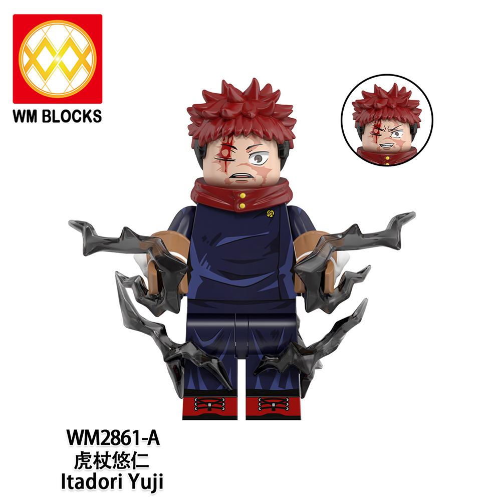 Jujutsu Kaisen Mini Figure Brick Set – All Character Assembly Toy, Anime Building Block Collectible Gift for Fans