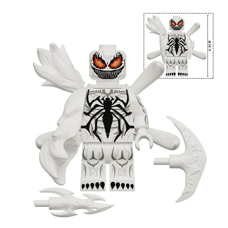 Symbiote Hero Brick Figure Set – Dark Serum Collectible Building Toy, Anime Style Figurines