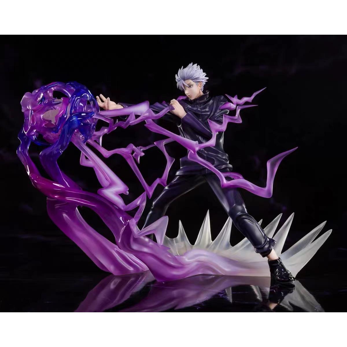 Satoru Gojo Hollow Technique Purple Figure – 5T5-Inspired Anime Desktop Collectible, Cool Resin Statue Gift for JJK Fans