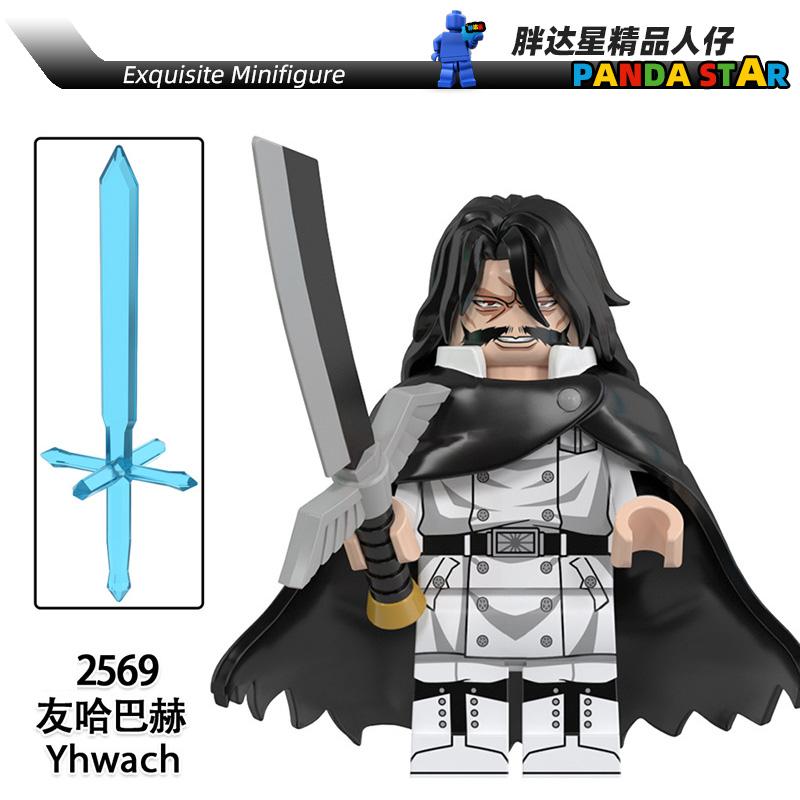 Ichigo Kurosaki Bleach Soul Reaper Inspired Brick Figure – Orange-Haired Swordsman Mini Toy Compatible with Major Blocks