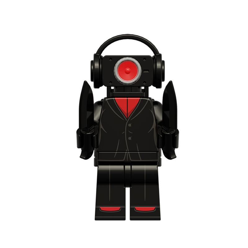 Toilet Man vs Camera Man Mini Figure Set – Titan Speaker Man & TV Man Building Block Toy, Assembly Collectible Model
