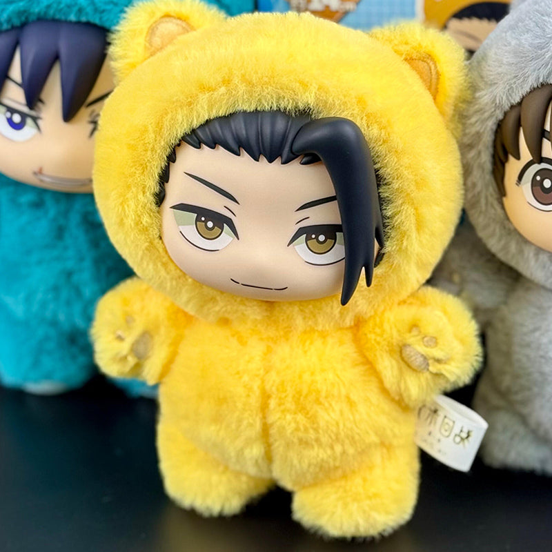 JJK Cat Jujubu Doll Plush Blind Box-Gojo Satoru Nanami HaiBara Shoko Mystery Box for Anime