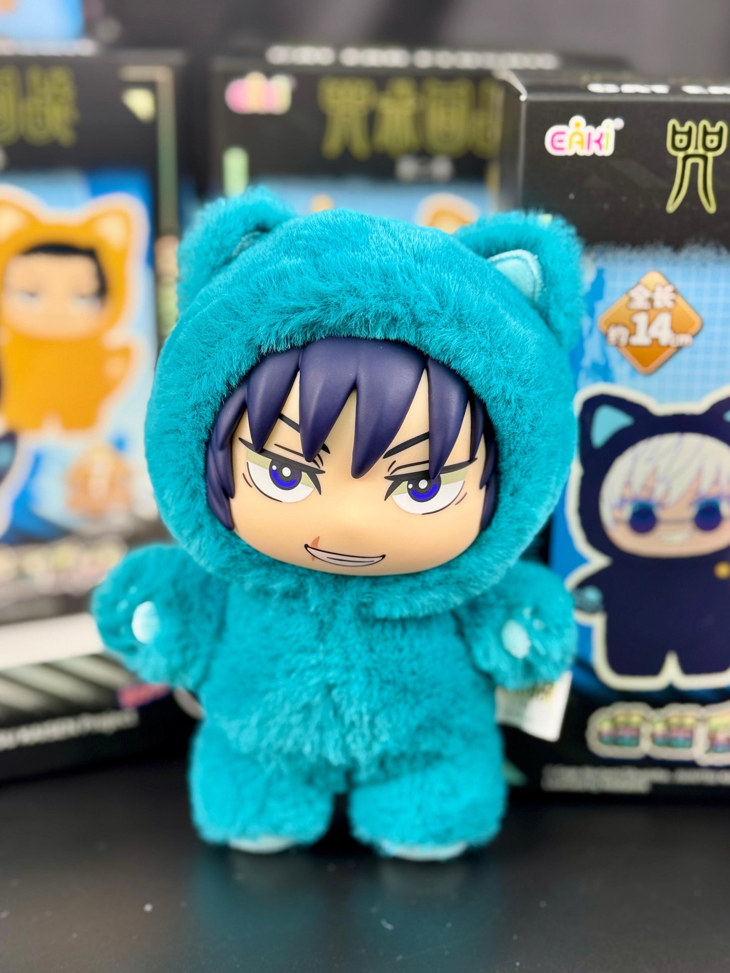 JJK Cat Jujubu Doll Plush Blind Box-Gojo Satoru Nanami HaiBara Shoko Mystery Box for Anime