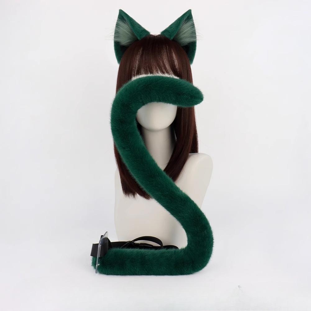 The Apothecary Diaries Inspired Cat Ear Headband – Cute Lolita Cosplay Hair Accessory for Anime Conventions & Maid Outfits