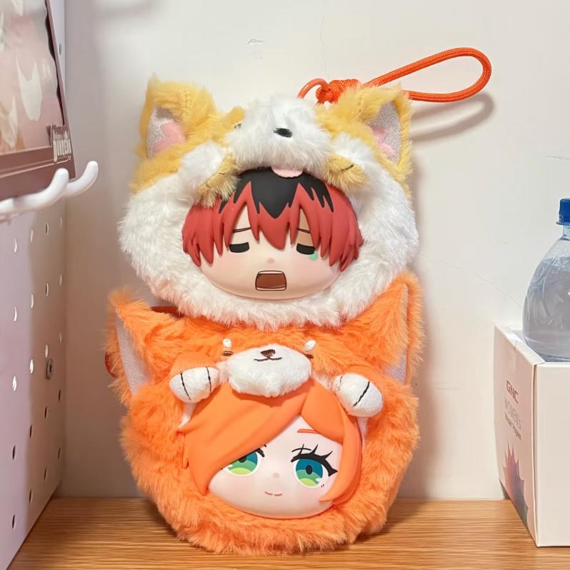 Frieren Inspired Animal Party Plush Mystery Box – Cute Anime Mini Keychain Figures for Backpack, Desk, or Gift Collection