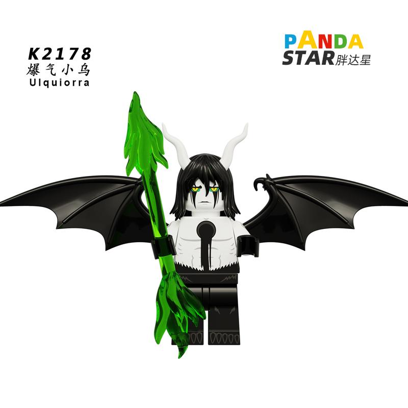 Ichigo Kurosaki Bleach Soul Reaper Inspired Brick Figure – Orange-Haired Swordsman Mini Toy Compatible with Major Blocks