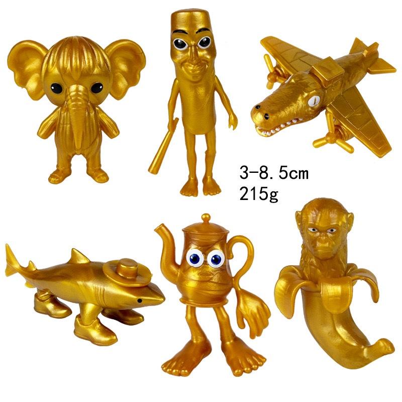 Mythical Beast Collectible Set – Tung Tung Tung Tung Sahur Set, Shark Spirit, Wooden Stick Man & Creature Figures Inspired by Eastern Folklore