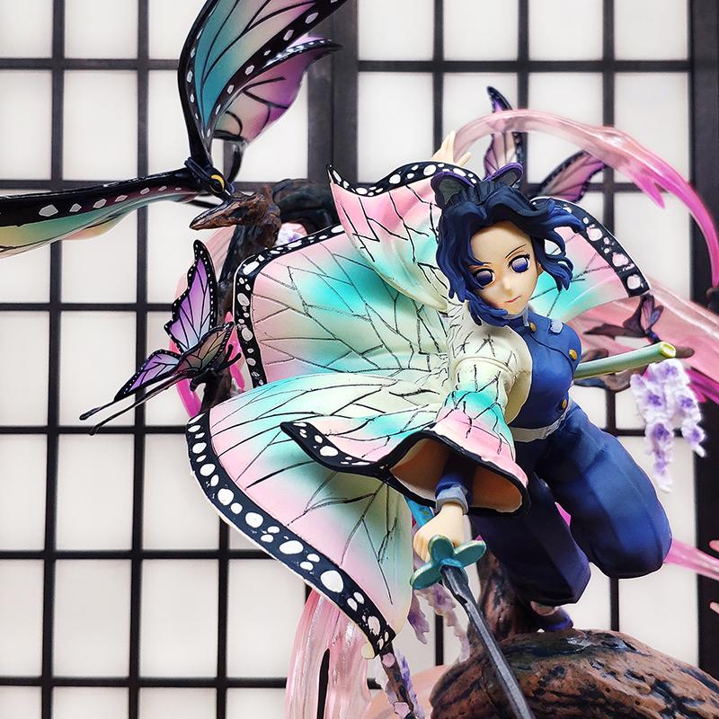 Demon Slayer Cube Shinobu Kocho Figure – Insect Hashira Giant Anime Statue, Demon Slayer Team Display