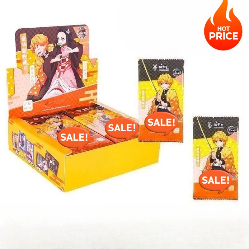 Demon Slayer SSP Collectible Card Packs Blind Box – Tanjiro Kamado Anime Trading Cards Full Set
