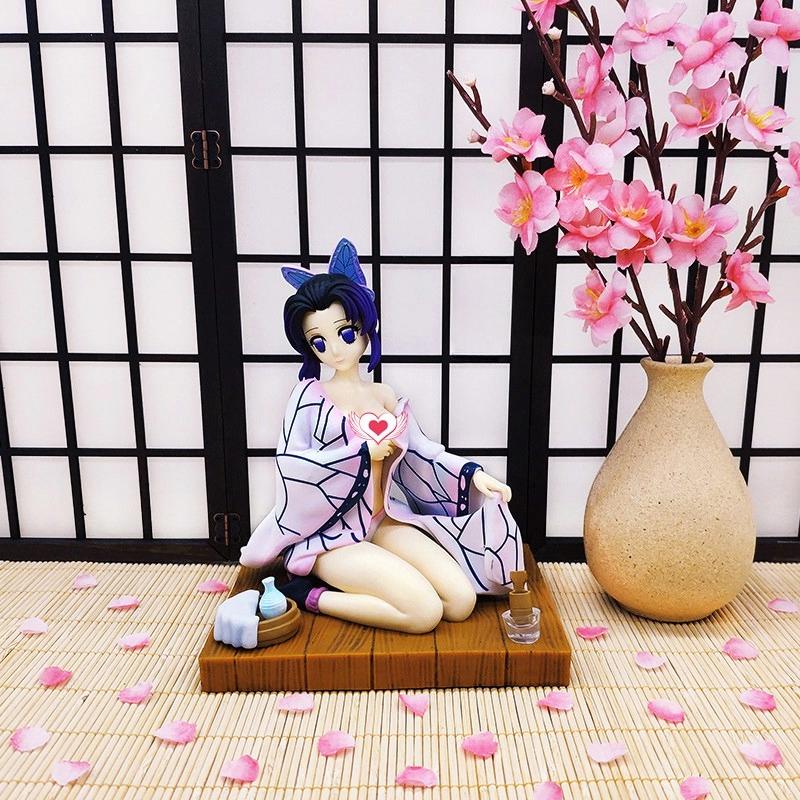 Demon Slayer Cube Shinobu Kocho Figure – Insect Hashira Giant Anime Statue, Demon Slayer Team Display