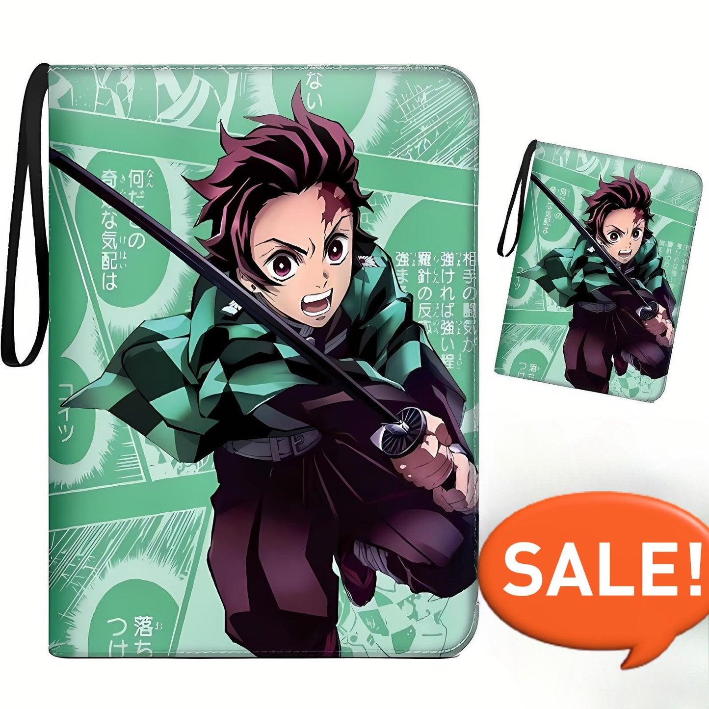 Demon Slayer Card Album – 9-Pocket Large Capacity Card Binder, Anime Trading Card Collector’s Book with Removable Pages