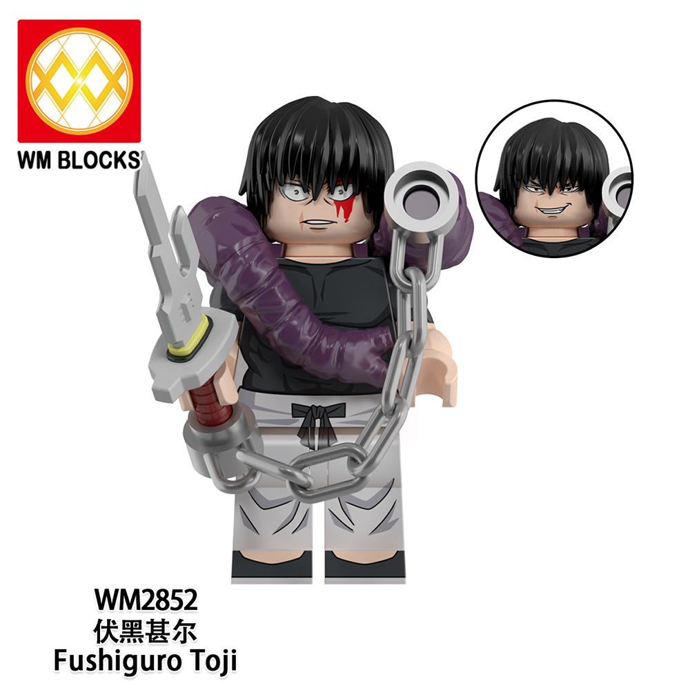 Jujutsu Kaisen Mini Figure Brick Set – All Character Assembly Toy, Anime Building Block Collectible Gift for Fans