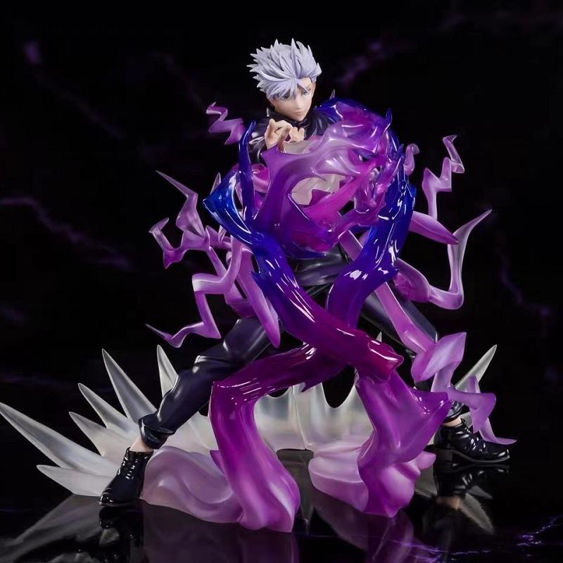 Satoru Gojo Hollow Technique Purple Figure – 5T5-Inspired Anime Desktop Collectible, Cool Resin Statue Gift for JJK Fans