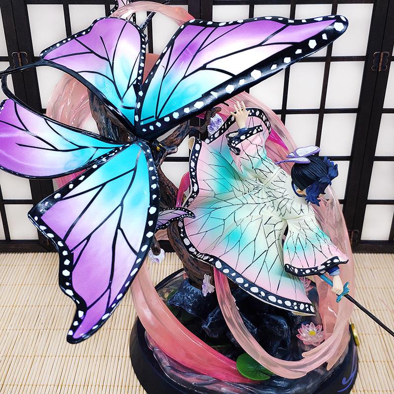 Demon Slayer Cube Shinobu Kocho Figure – Insect Hashira Giant Anime Statue, Demon Slayer Team Display