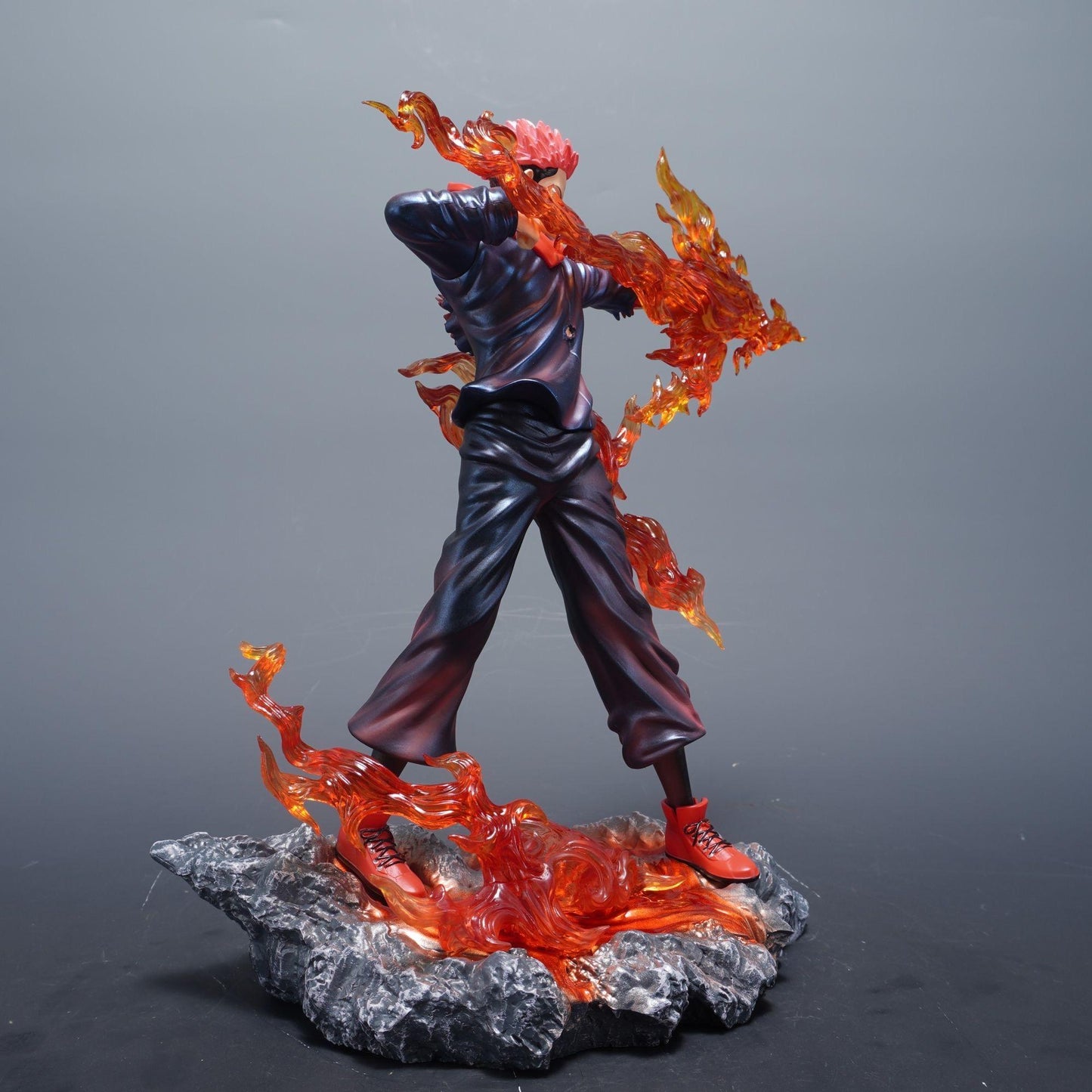 Jujutsu Kaisen King of Curses 30CM Figure – Ryomen Sukuna Anime Statue, Cursed Spirit Collectible Model Gift for JJK Fans