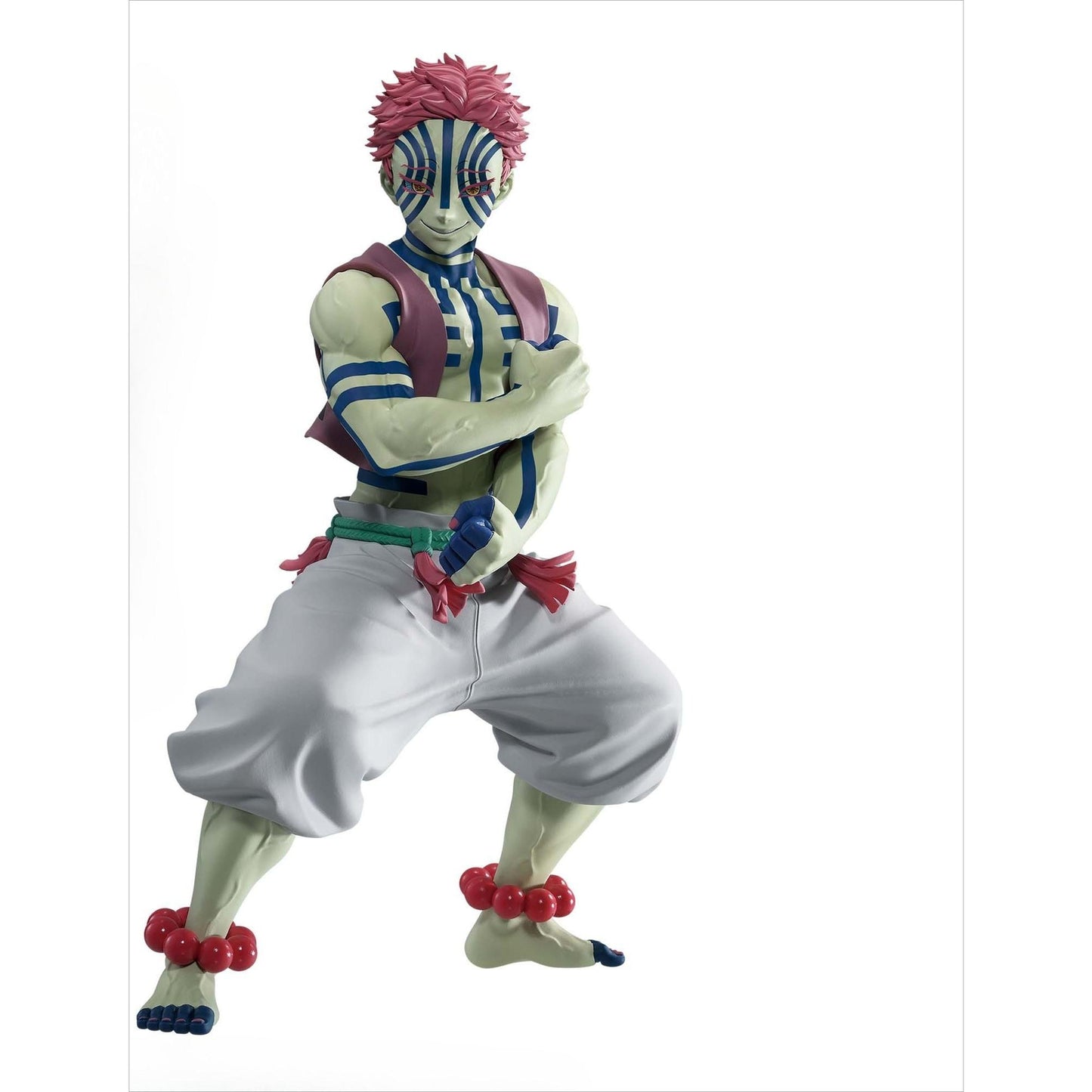 Demon Slayer Blade Fighter Akaza Infinite Castle Battle Figure – 22cm Anime Action Model, Collectible Display Statue