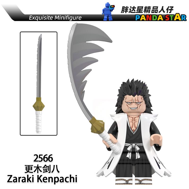 Ichigo Kurosaki Bleach Soul Reaper Inspired Brick Figure – Orange-Haired Swordsman Mini Toy Compatible with Major Blocks