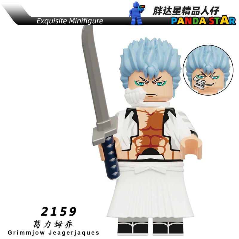Ichigo Kurosaki Bleach Soul Reaper Inspired Brick Figure – Orange-Haired Swordsman Mini Toy Compatible with Major Blocks