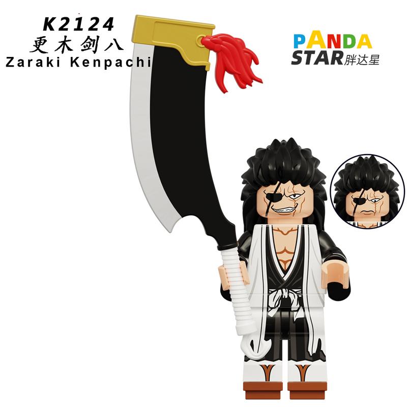 Ichigo Kurosaki Bleach Soul Reaper Inspired Brick Figure – Orange-Haired Swordsman Mini Toy Compatible with Major Blocks