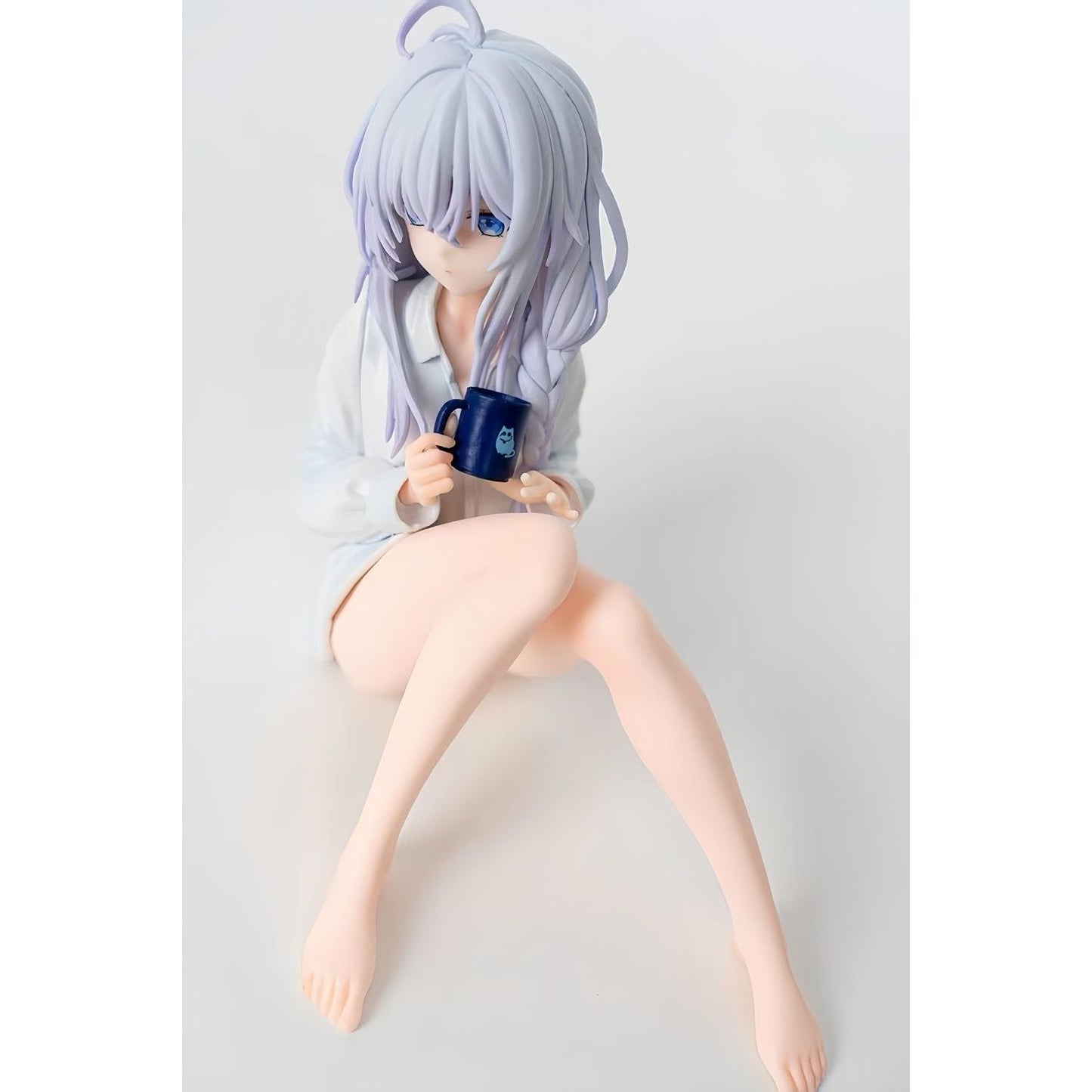 Wandering Witch Sitting Sorceress GK Elaina Figure – Premium Resin Anime-Style Collectible Statue, Fantasy Magic Girl Gift Decor for Fans